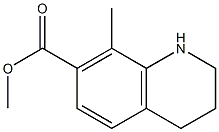 methyl 8-methyl-1,2,3,4-tetrahydroquinoline-7-carboxylate 구조식 이미지