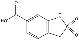 1,3-dihydro-2,1-benzisothiazole-6-carboxylic acid 2,2-dioxide Structure