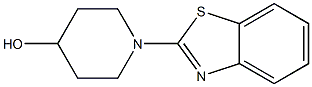 Benzothiazol-2-yl-piperidin-4-ol Structure