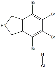 4,5,6,7-tetrabromoisoindoline hydrochloride 구조식 이미지