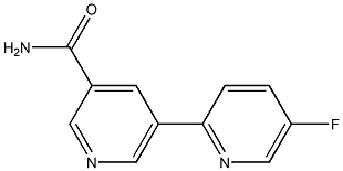 5-(5-fluoropyridin-2-yl)pyridine-3-carboxamide Structure