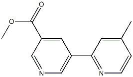methyl 5-(4-methylpyridin-2-yl)pyridine-3-carboxylate 구조식 이미지