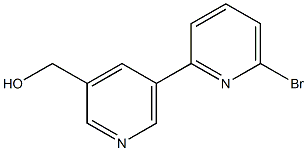 (5-(6-bromopyridin-2-yl)pyridin-3-yl)methanol Structure