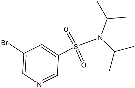 5-broMo-N,N-diisopropylpyridine-3-sulfonaMide Structure