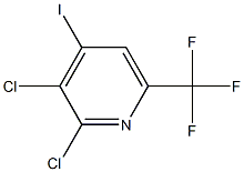 2,3-dichloro-6-(trifluoroMethyl)-4-iodopyridine 구조식 이미지