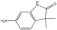 6-AMino-3,3-diMethylindoline-2-one Structure