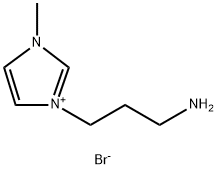 1-aminopropyl-3-methylimidazolium Bromide Structure