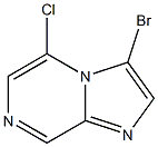 3-Bromo-5-chloroimidazo[1,2-a]pyrazine Structure