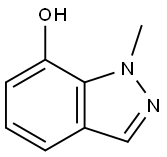 1-Methyl-1H-indazol-7-ol 구조식 이미지