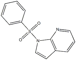 N-Phenylsulfonyl-7-azaindole 구조식 이미지