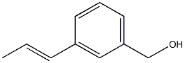 (E)-(3-(prop-1-enyl)phenyl)Methanol Structure