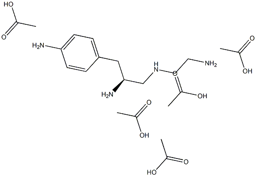 S-2-(4-Aminobenztl)-diethylenetriamine pentaacetic acid 구조식 이미지