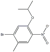 2-bromo-4-isopropoxy-5-nitrotoluene 구조식 이미지