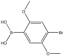 (4-bromo-2,5-dimethoxyphenyl)boronic acid 구조식 이미지