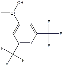 (R)-1-(3,5-bis(trifluoromethyl)phenyl)ethyl-1-ol 구조식 이미지