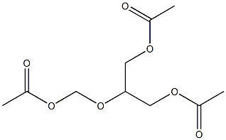 1,3-diacetoxy-2-(acetoxymethoxy)propane Structure