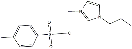 1-propyl-3-methylimidazolium p-toluenesulfonate 구조식 이미지