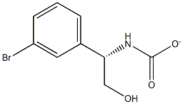 (S) - (1- (3- bromophenyl) -2-hydroxyethyl) carbamate Structure