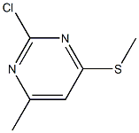 2-chloro-4-methylthio-6-methylpyrimidine 구조식 이미지