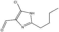 2-Butyl-5-chloro-1H-imidazole -4-carboxaldehyde Structure