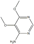 5,6-dimethoxy-4-aminopyrimidine Structure