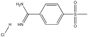 4-methylsulfonylphenylformamidine hydrochloride Structure