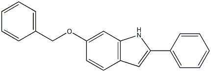 6-benzyloxy-2-phenylindole Structure