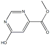 Methyl 6-hydroxy-4-pyrimidinecarboxylate Structure
