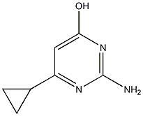 Amino-4-cyclopropyl-6-hydroxypyrimidine Structure