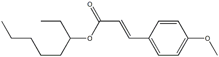 P-methoxycinnamate ethylhexyl ester Structure