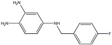 N4-(4-fluorobenzyl)-1,2,4-benzenetriamine Structure