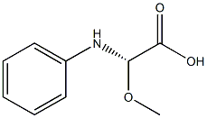 2-methoxy-L-phenylglycine Structure
