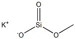 Potassium methyl silicate 구조식 이미지