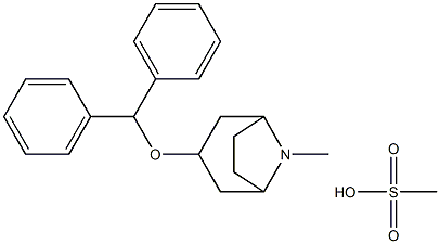 Benzotropine mesylate Structure