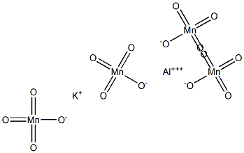 Aluminum potassium permanganate Structure