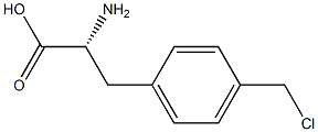 4-chloromethyl-D-phenylalanine Structure