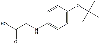 4-tert-butoxy-DL-phenylglycine 구조식 이미지