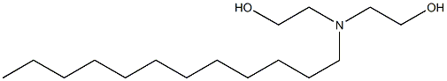 Lauryl diethanolamine Structure