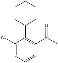 Acetylcyclohexylchlorobenzene Structure