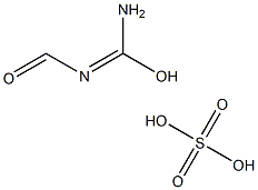 Oxymethylisourea hydrogen sulfate 구조식 이미지