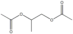 Propylene glycol diacetate Structure