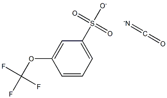 M-trifluoromethoxybenzenesulfonate isocyanate Structure