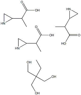 Trimethylolpropane-tris(3-aziridine)propionate 구조식 이미지