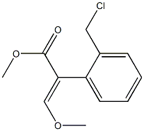 Methyl 2-(2-chloromethylphenyl)-3-methoxyacrylate 구조식 이미지