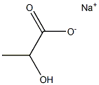 Sodium lactate aqueous solution (1%) Structure