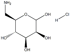 6-Amino-6-deoxy-D-mannopyranose hydrochloride 구조식 이미지