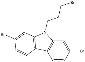 2,7-Dibromo-9-(3-bromo-propyl)-9H-carbazole Structure