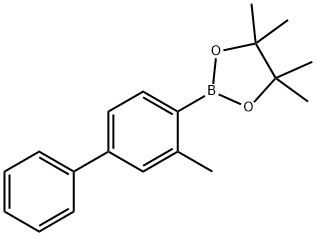 2-Methylbiphenyl-4-ylboronic acid pinacol ester Structure