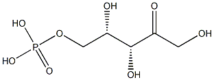 L-Xylulose 5-phosphate 구조식 이미지