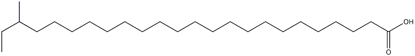 22-METHYLTETRACOSANOIC ACID Structure